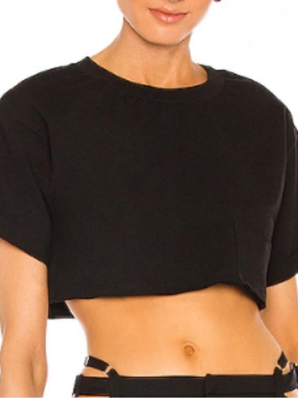 H:Ours Super Cropped Pocket Tee